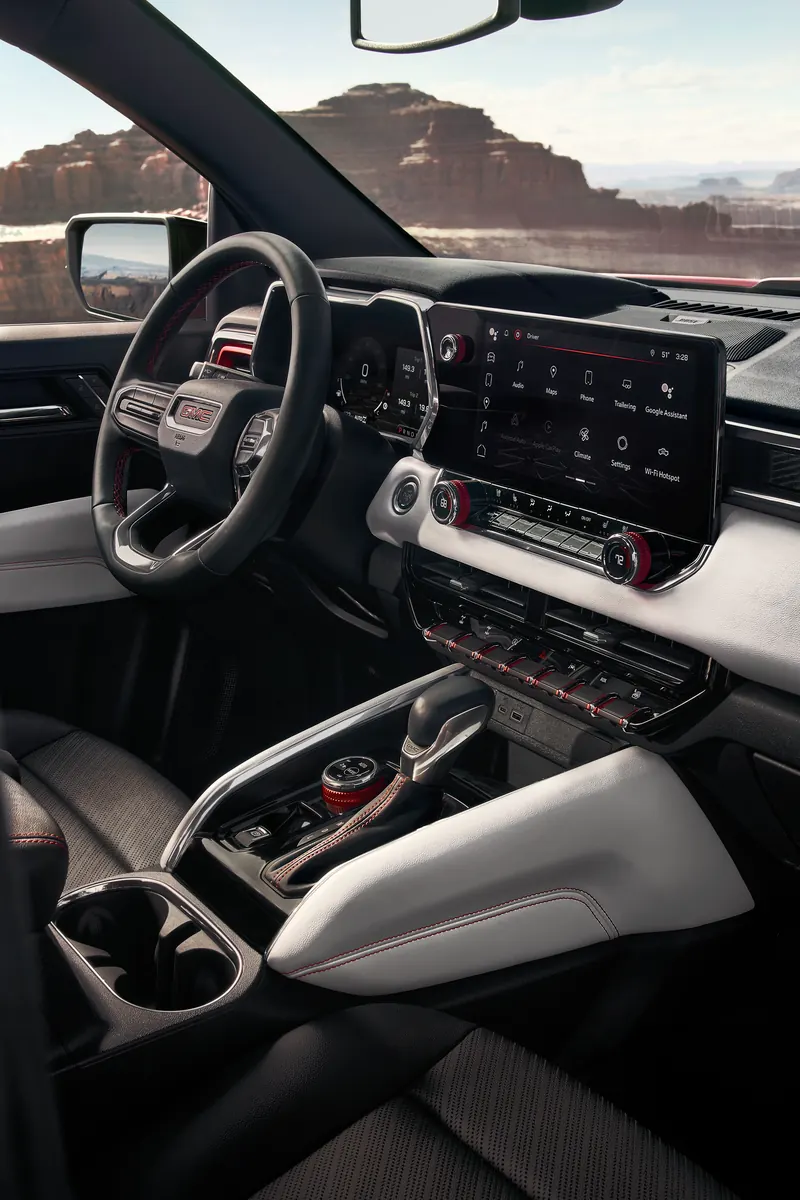 2026 GMC Canyon infotainment system at Freedom Buick GMC by Ed Morse in DALLAS TX